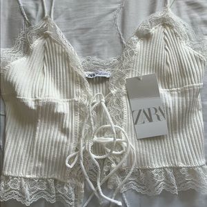 Zara Combined Lace Top